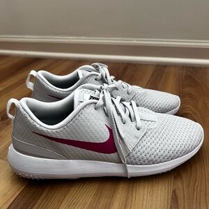 Nike Gray and Pink GOLF SNEAKERS Shoes